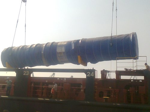 1 / 5 Project ex Mumbai to Antwerp - 1 Machine - 2378x440x440cm – 50‘000 kgs