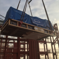 1 / 30 Project ex Antwerp to Hong Kong - 6 Heavy Lift Units - loaded as Breakbulk on Container vessel on bed of 18x40'Flat Rack (3 units - each 900x430x430cm each 62'500 kgs + 3 units each 1245x482x455cm each 104'000 kgs)