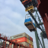 1 / 30 Project ex Antwerp to Hong Kong - 6 Heavy Lift Units - loaded as Breakbulk on Container vessel on bed of 18x40'Flat Rack (3 units - each 900x430x430cm each 62'500 kgs + 3 units each 1245x482x455cm each 104'000 kgs)
