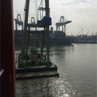 1 / 30 Project ex Antwerp to Hong Kong - 6 Heavy Lift Units - loaded as Breakbulk on Container vessel on bed of 18x40'Flat Rack (3 units - each 900x430x430cm each 62'500 kgs + 3 units each 1245x482x455cm each 104'000 kgs)