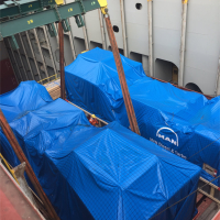 1 / 30 Project ex Antwerp to Hong Kong - 6 Heavy Lift Units - loaded as Breakbulk on Container vessel on bed of 18x40'Flat Rack (3 units - each 900x430x430cm each 62'500 kgs + 3 units each 1245x482x455cm each 104'000 kgs)
