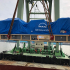 1 / 30 Project ex Antwerp to Hong Kong - 6 Heavy Lift Units - loaded as Breakbulk on Container vessel on bed of 18x40'Flat Rack (3 units each 900x430x430cm each 62'500 kgs + 3 units each 1245x482x455cm each 104'000 kgs)