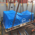 1 / 30 Project ex Antwerp to Hong Kong - 6 Heavy Lift Units - loaded as Breakbulk on Container vessel on bed of 18x40'Flat Rack (3 units - each 900x430x430cm each 62'500 kgs + 3 units each 1245x482x455cm each 104'000 kgs)