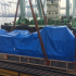 1 / 30 Project ex Antwerp to Hong Kong - 6 Heavy Lift Units - loaded as Breakbulk on Container vessel on bed of 18x40'Flat Rack (3 units - each 900x430x430cm each 62'500 kgs + 3 units each 1245x482x455cm each 104'000 kgs)