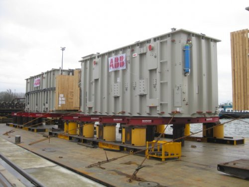 Project ex Antwerp to Fujairah - 3 Transformers - each 1275x387x522 cm each with 339'000 kgs
