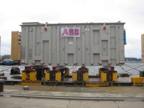 Project ex Antwerp to Fujairah - 3 Transformers - each 1275x387x522 cm each with 339'000 kgs