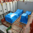 1 / 30 Project ex Antwerp to Hong Kong - 6 Heavy Lift Units - loaded as Breakbulk on Container vessel on bed of 18x40'Flat Rack (3 units - each 900x430x430cm each 62'500 kgs + 3 units each 1245x482x455cm each 104'000 kgs)