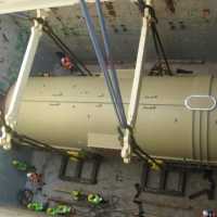 1 / 4 Project ex Vlissingen to Lumut - 1 Generator-Stator - 1177x490x464 cm - 447'400 kgs